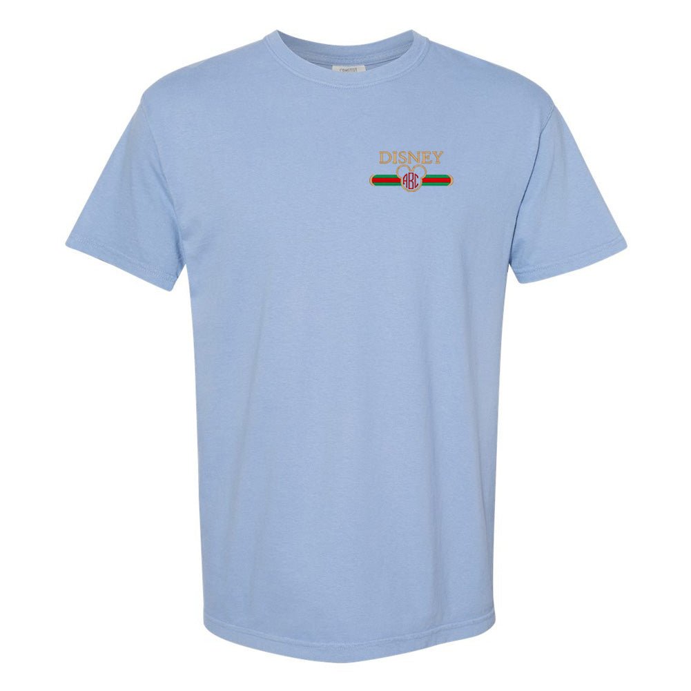 Monogrammed Disney Designer Dupe Comfort Colors T-Shirt - United Monograms