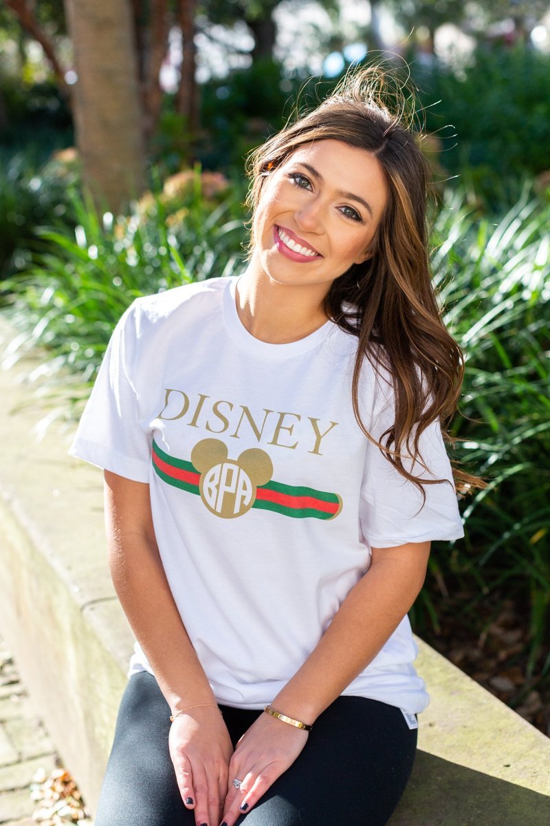 Monogrammed 'Disney Designer Dupe' Premium T-Shirt - United Monograms