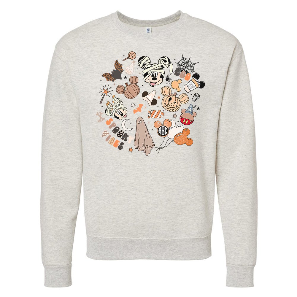 Monogrammed 'Disney Halloween' Crewneck Sweatshirt - United Monograms