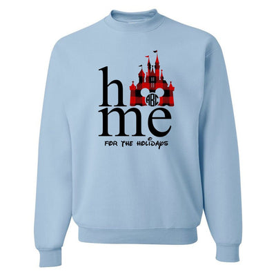 Monogrammed 'Disney Home for the Holidays' Crewneck Sweatshirt - United Monograms