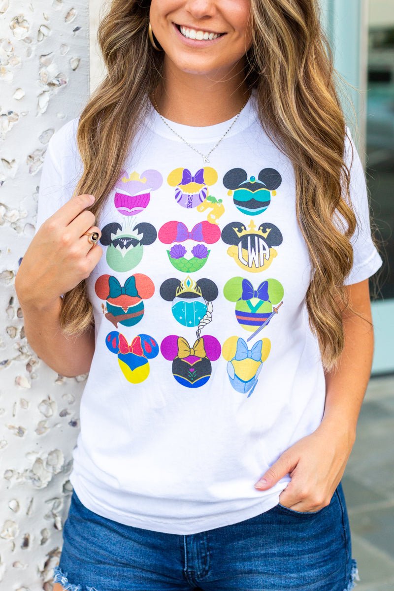 Monogrammed 'Disney Princess' T-Shirt - United Monograms