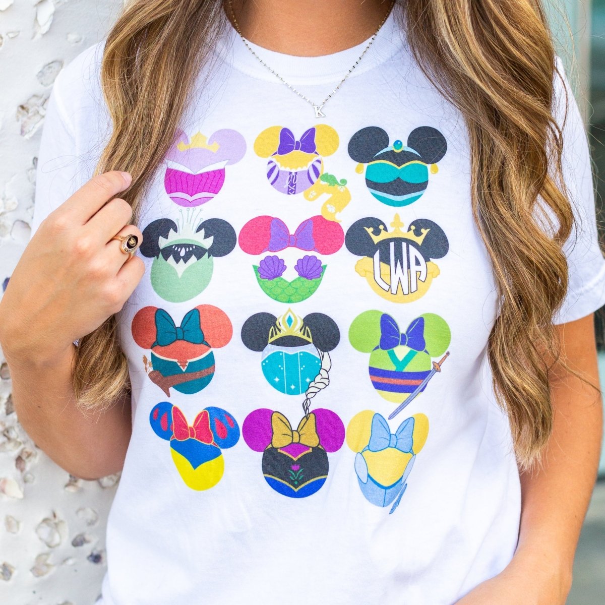 Monogrammed 'Disney Princess' T-Shirt - United Monograms