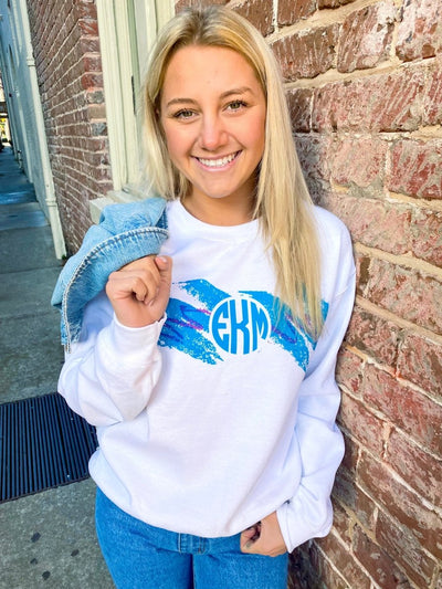 Monogrammed 'Dixie Cup' Crewneck Sweatshirt - United Monograms