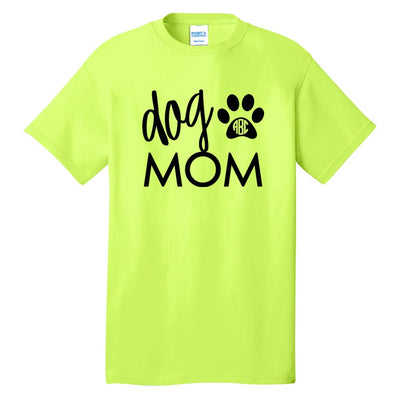 Monogrammed 'Dog Mom' Neon T-Shirt - United Monograms