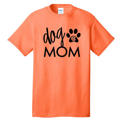 Monogrammed 'Dog Mom' Neon T-Shirt - United Monograms