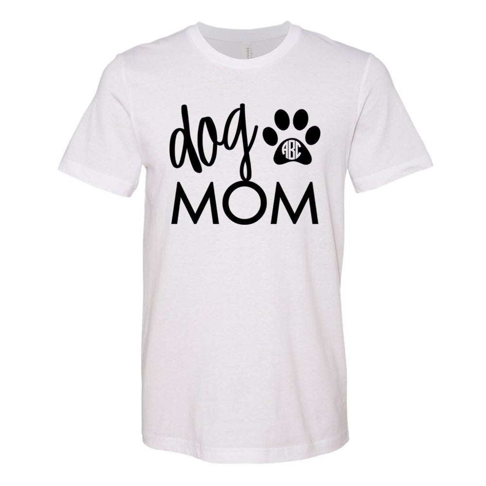 Monogrammed 'Dog Mom' Premium T-Shirt - United Monograms