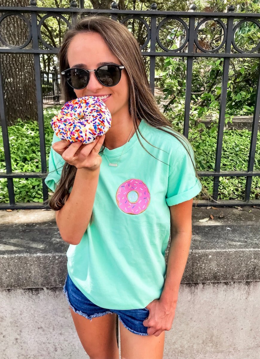 Monogrammed Donut T - Shirt - United Monograms