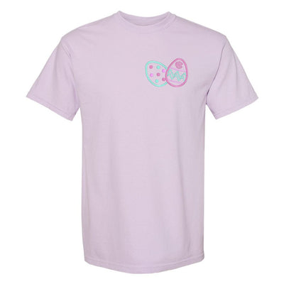 Monogrammed Easter Eggs Comfort Colors T-Shirt - United Monograms