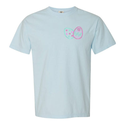 Monogrammed Easter Eggs Comfort Colors T-Shirt - United Monograms