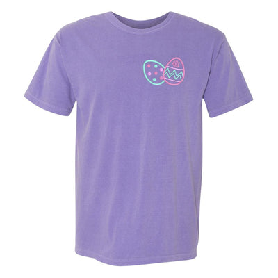 Monogrammed Easter Eggs Comfort Colors T-Shirt - United Monograms