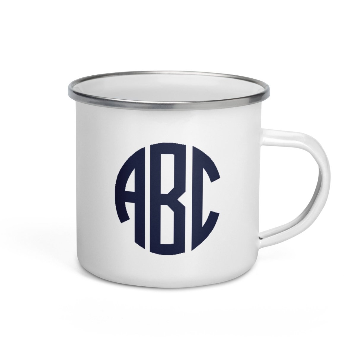 Monogrammed Enamel Mug - United Monograms