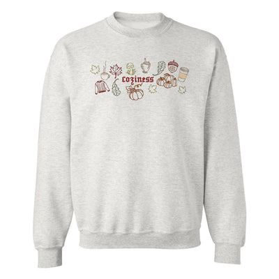 Monogrammed 'Fall Coziness' Embroidered Sweatshirt - United Monograms