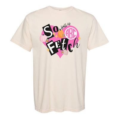 Monogrammed 'Fall Is So Fetch' T-Shirt - United Monograms