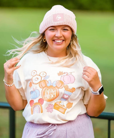 Monogrammed 'Fall Magic' T-Shirt - United Monograms