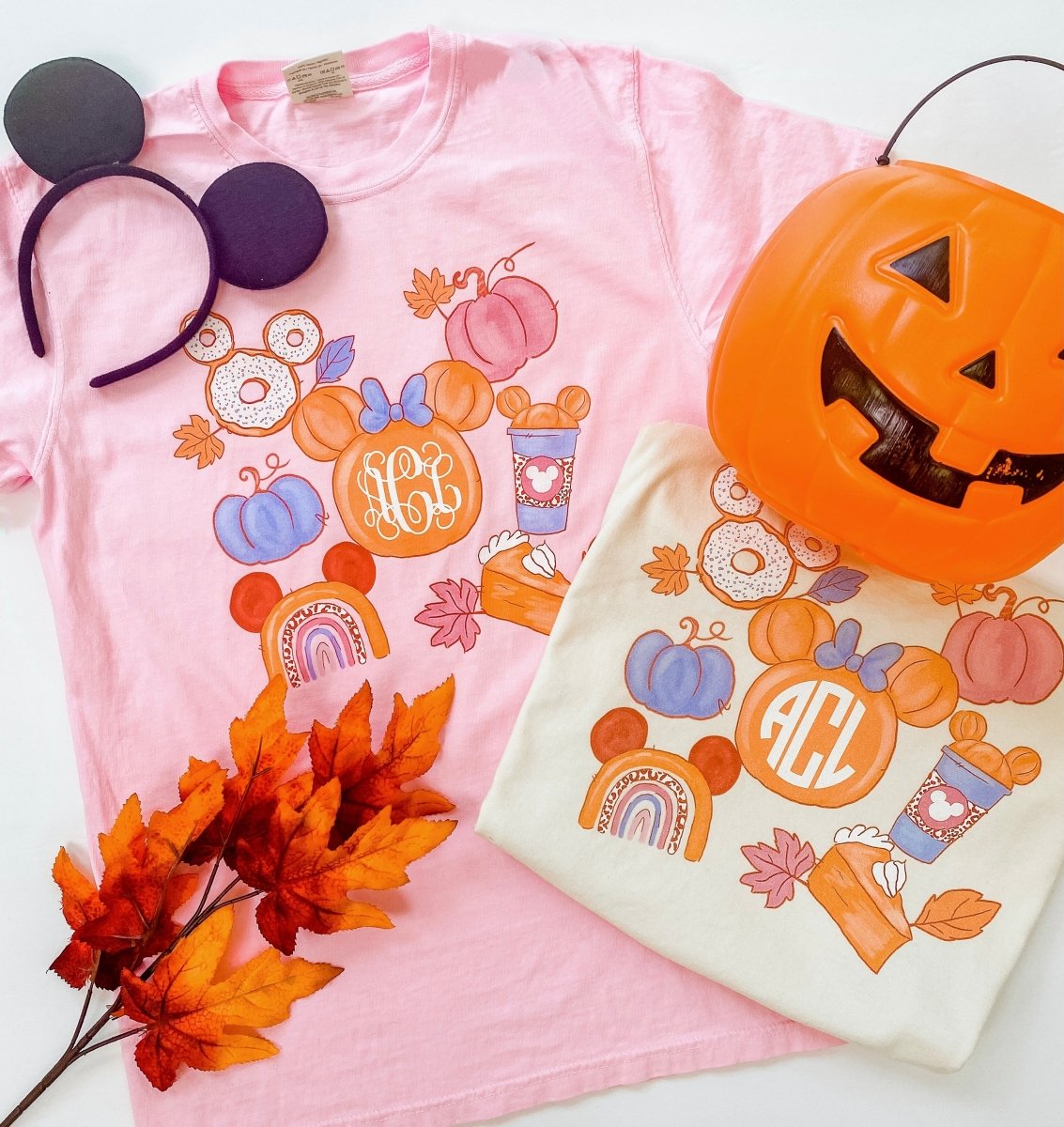 Monogrammed 'Fall Magic' T-Shirt - United Monograms