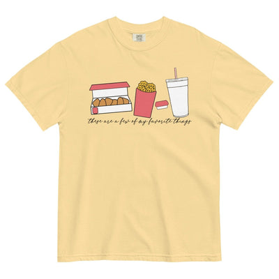 Monogrammed 'Favorite Things' Fast Food T-Shirt - United Monograms