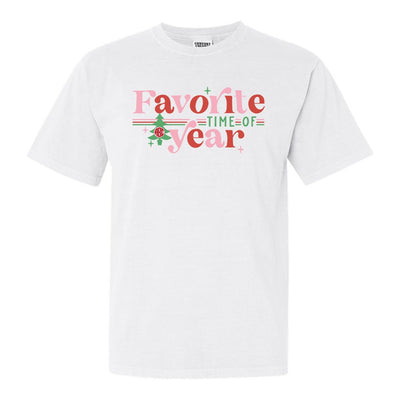 Monogrammed 'Favorite Time of Year' Christmas T-Shirt - United Monograms