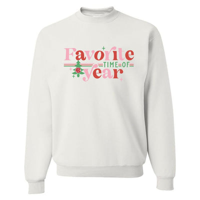 Monogrammed 'Favorite Time Of Year' Crewneck Sweatshirt - United Monograms