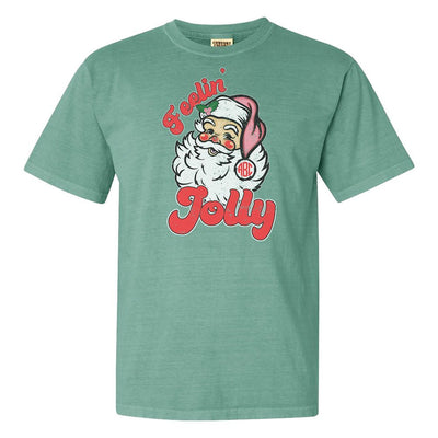 Monogrammed 'Feelin' Jolly' Santa T-Shirt - United Monograms