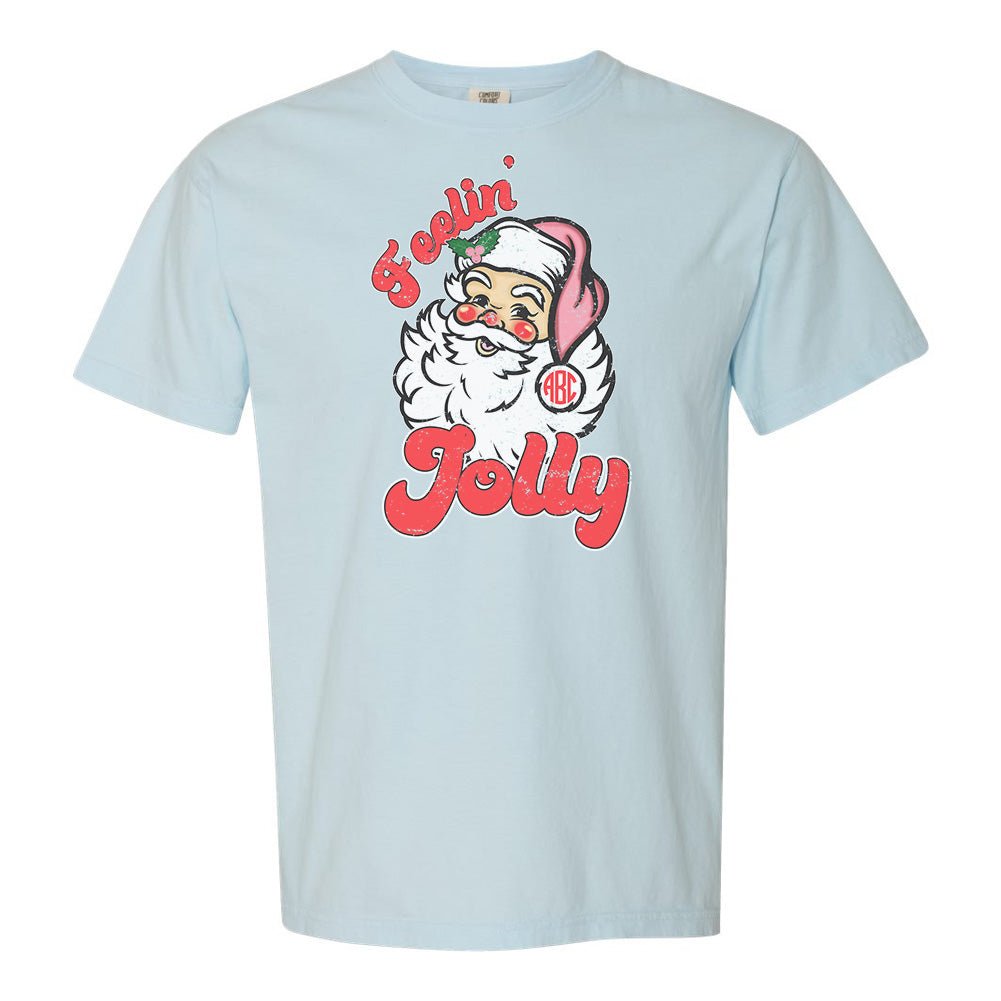 Monogrammed 'Feelin' Jolly' Santa T-Shirt - United Monograms