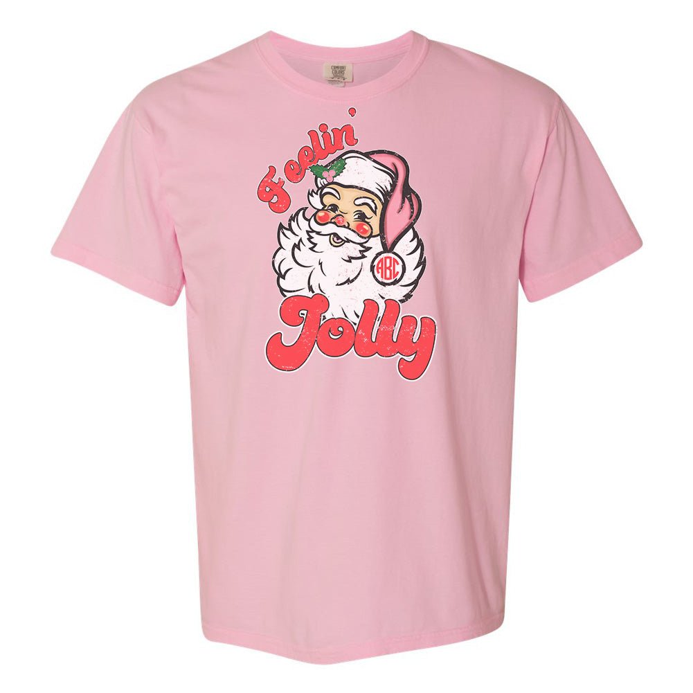 Monogrammed 'Feelin' Jolly' Santa T-Shirt - United Monograms