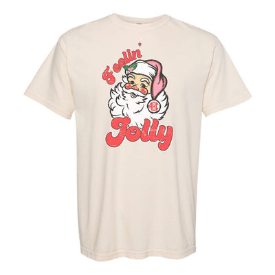 Monogrammed 'Feelin' Jolly' Santa T-Shirt - United Monograms