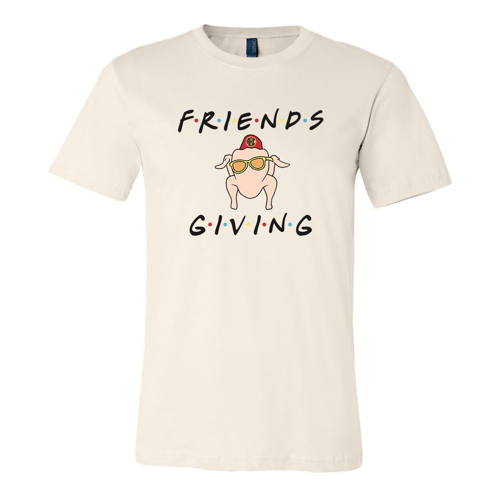 Monogrammed 'Friendsgiving' Premium T-Shirt - United Monograms