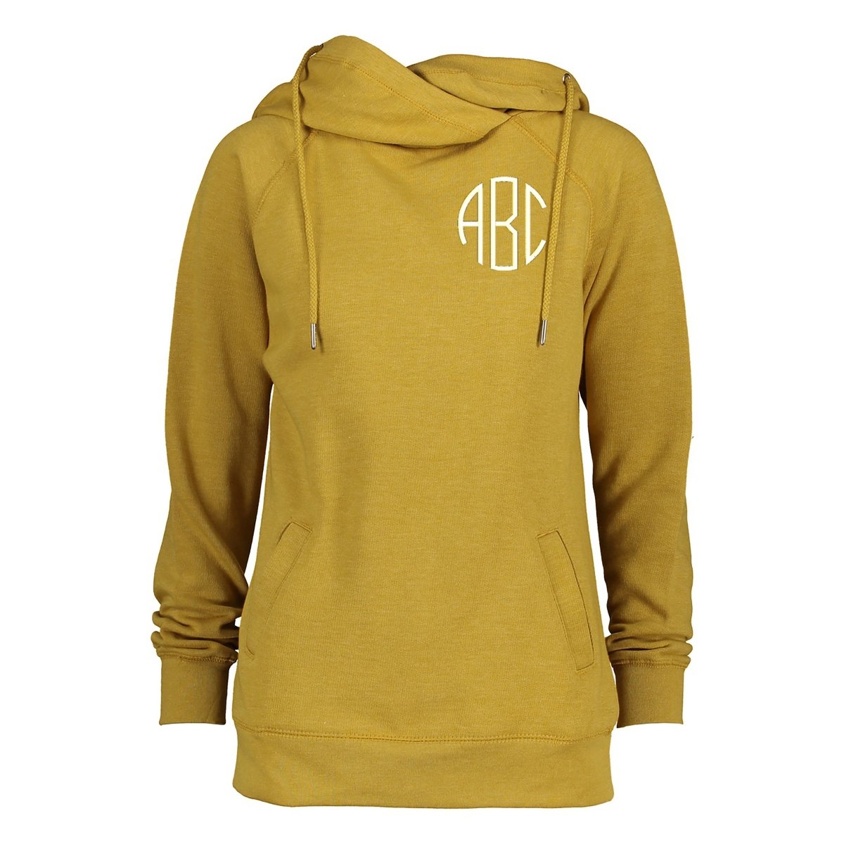 Monogrammed Funnel Neck Hoodie - United Monograms