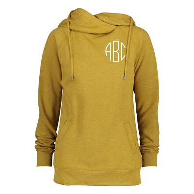 Monogrammed Funnel Neck Hoodie - United Monograms