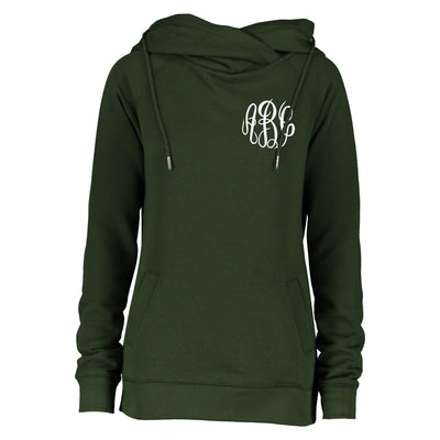 Monogrammed Funnel Neck Hoodie - United Monograms