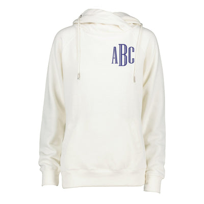 Monogrammed Funnel Neck Hoodie - United Monograms