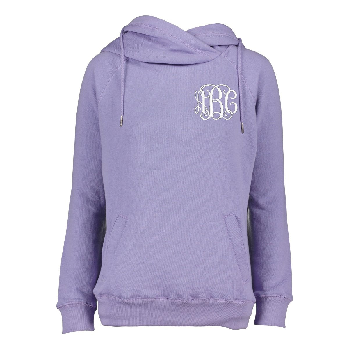 Monogrammed Funnel Neck Hoodie - United Monograms