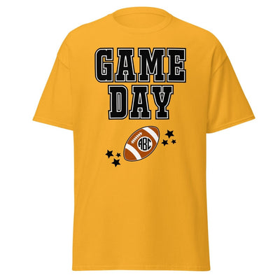 Monogrammed 'Game Day' Basic T - Shirt - United Monograms