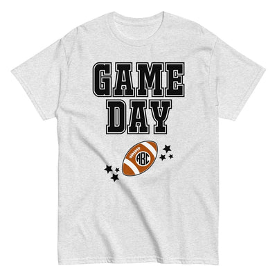 Monogrammed 'Game Day' Basic T - Shirt - United Monograms