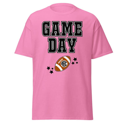 Monogrammed 'Game Day' Basic T - Shirt - United Monograms