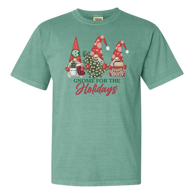 Monogrammed 'Gnome for the Holidays' T-Shirt - United Monograms