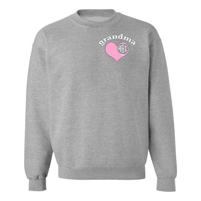 Monogrammed Grandma Crewneck Sweatshirt - United Monograms