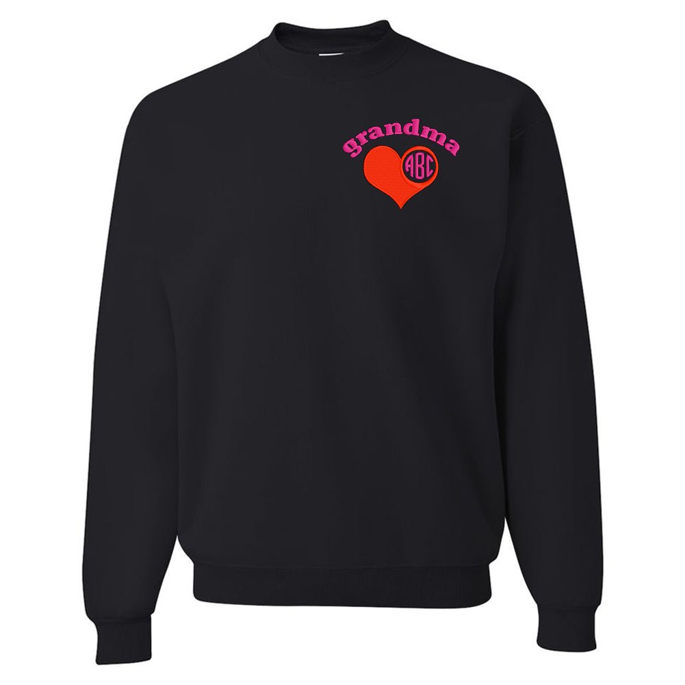 Monogrammed Grandma Crewneck Sweatshirt - United Monograms