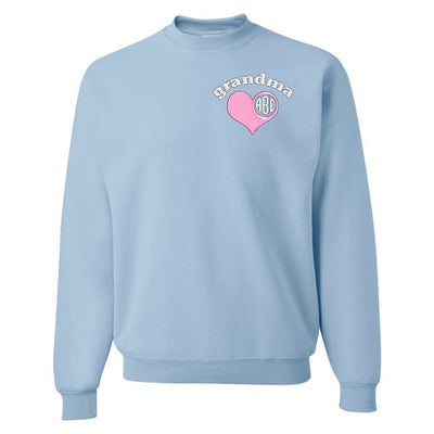 Monogrammed Grandma Crewneck Sweatshirt - United Monograms