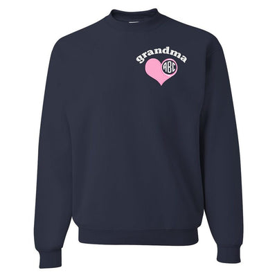 Monogrammed Grandma Crewneck Sweatshirt - United Monograms