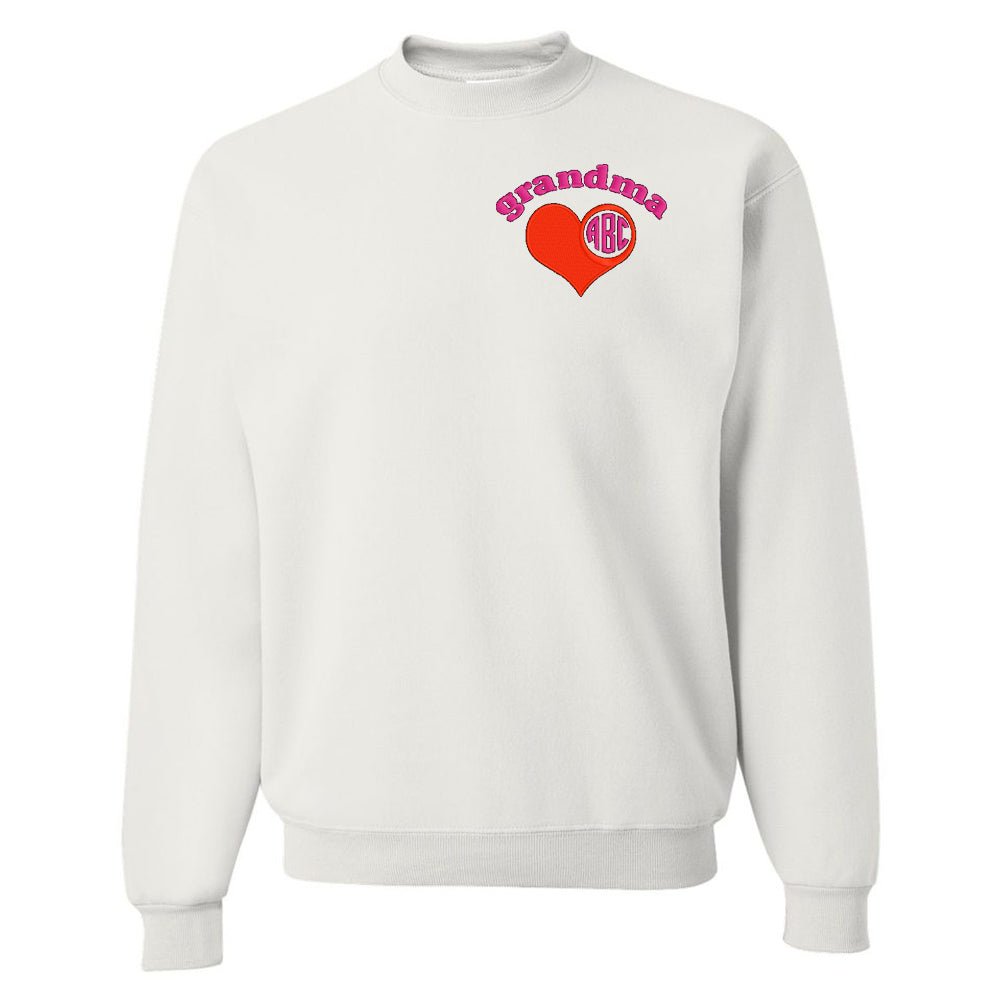 Monogrammed Grandma Crewneck Sweatshirt - United Monograms