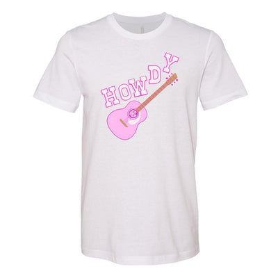 Monogrammed 'Guitar Howdy' Premium T-Shirt - United Monograms