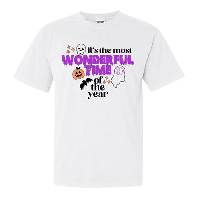 Monogrammed 'Halloween Most Wonderful Time' T-Shirt - United Monograms