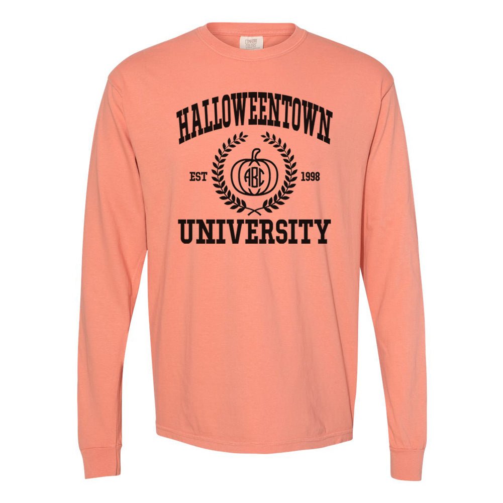Monogrammed 'Halloweentown University' Long Sleeve T-Shirt - United Monograms