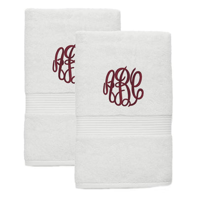 Monogrammed Hand Towel Set - United Monograms
