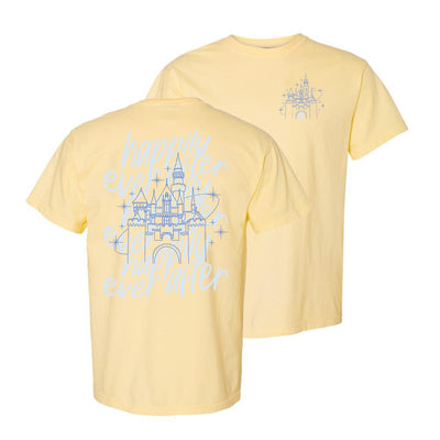 Monogrammed 'Happily Ever After' Front & Back T-Shirt - United Monograms