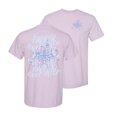 Monogrammed 'Happily Ever After' Front & Back T-Shirt - United Monograms