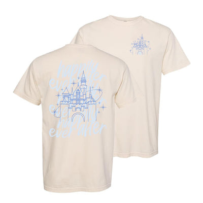 Monogrammed 'Happily Ever After' Front & Back T-Shirt - United Monograms