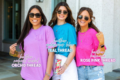 Monogrammed Heathered T-Shirt - United Monograms