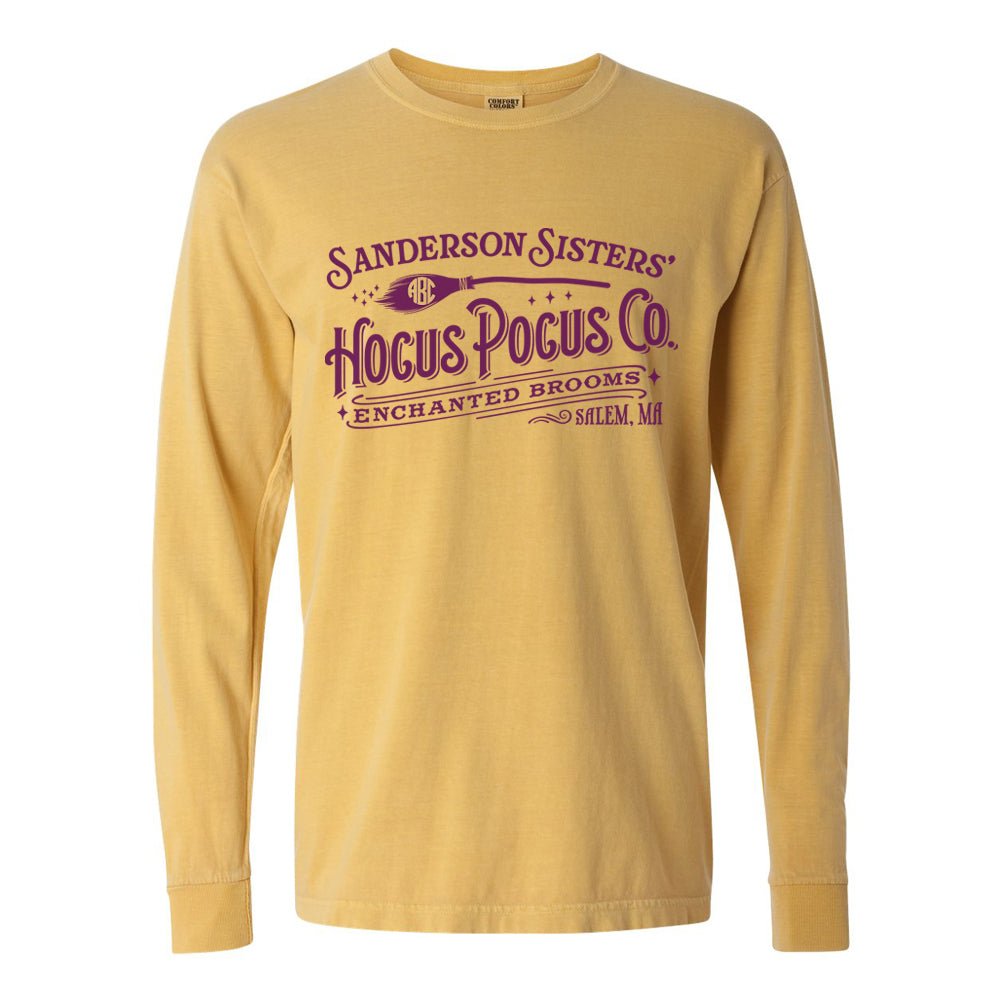 Monogrammed 'Hocus Pocus Co.' Long Sleeve T-Shirt - United Monograms